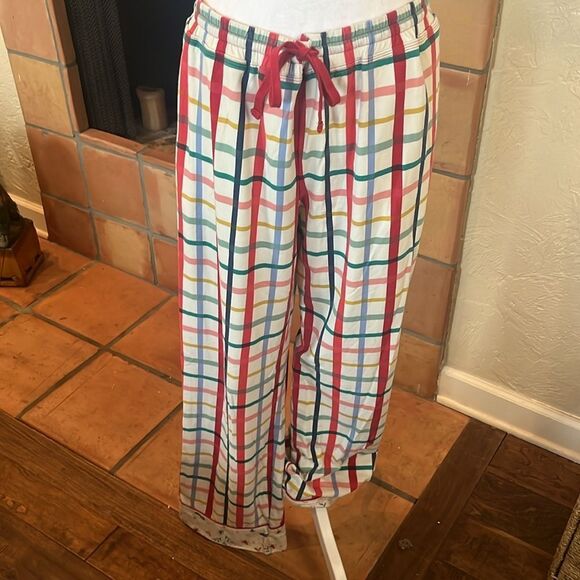 Finding Foxtail Plaid/Floral/Fairy Print Pajama Set, size M - Picture 7 of 14